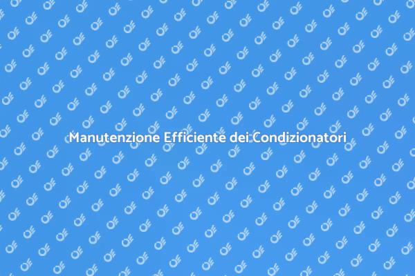Manutenzione Professionale Condizionatori