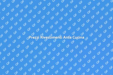Costo Rivestimento Ante Cucina