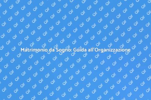 Cerimonie Nuziali: Organizzazione Perfetta