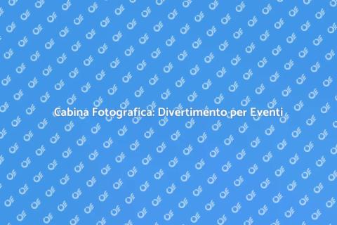 Affitto Cabina Fotografica per Eventi