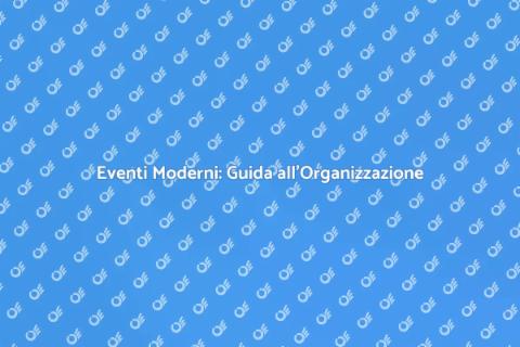 Organizzare Eventi in Stile Contemporaneo
