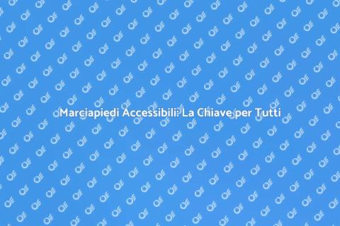 Abbassare un Marciapiede per Accessibilità
