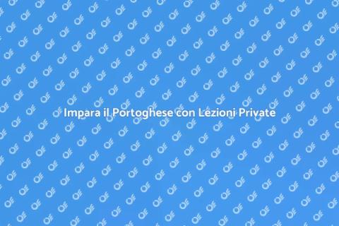 Corso di Portoghese con Lezioni Private