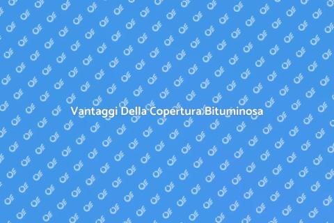 Installare Copertura Bituminosa