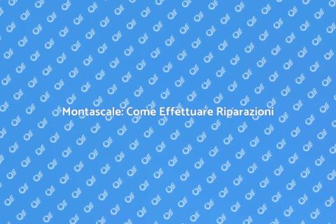 Riparare un Montascale: Guida Completa