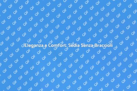 Sedia senza braccioli per arredamenti bar