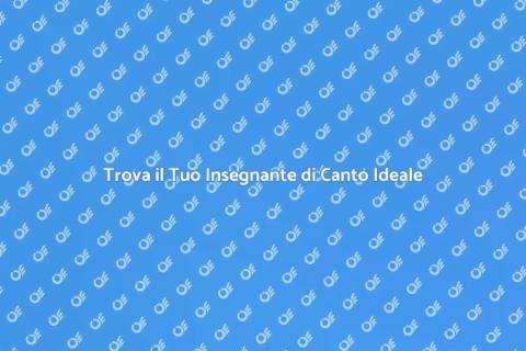 Assumere un Insegnante di Canto