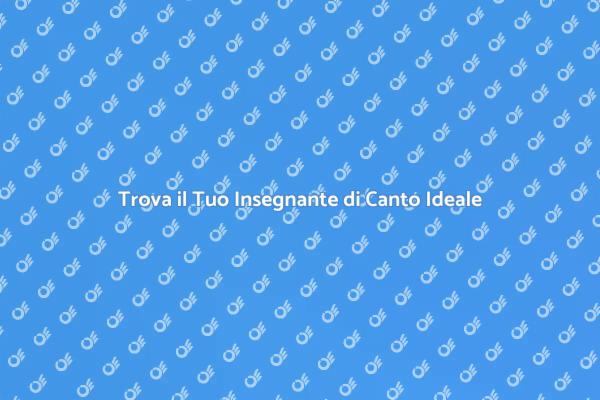 Svela il Tuo Talento con un Insegnante di Canto