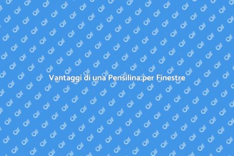 Pensilina per Finestre Moderna e Chic