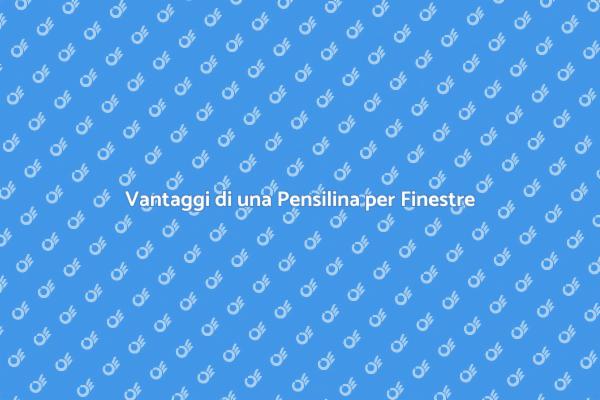 Pensilina Moderna: Funzionalità e Design