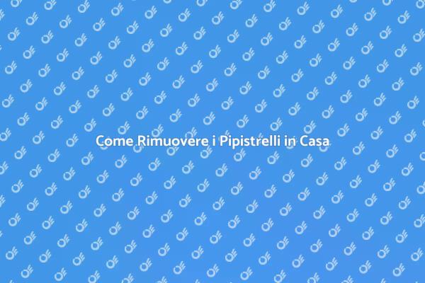 Rimuovere Pipistrelli: Ecco Come Fare