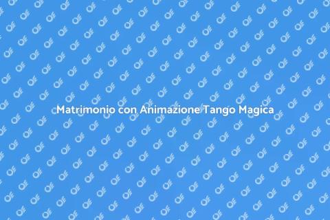Animazione Tango per Matrimoni Unici