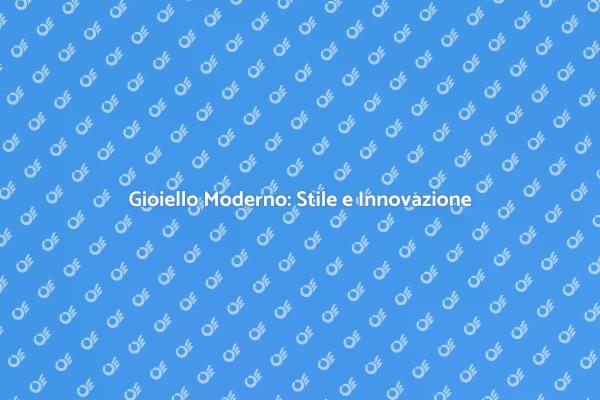 Design e Funzionalità: Un Gioiello Unico