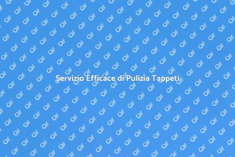 Pulizia Professionale Tappeti Efficace