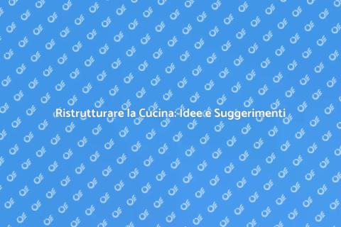 Cucina Nuova: Trasforma la Tua Casa