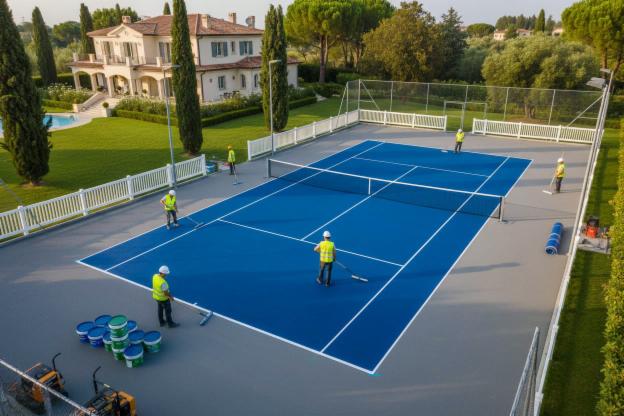 Quanto costa costruire un campo da tennis privato?