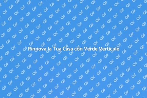 Giardino Verticale Intelligente per Casa
