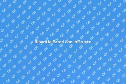 Stucco per Riparazioni Domestiche