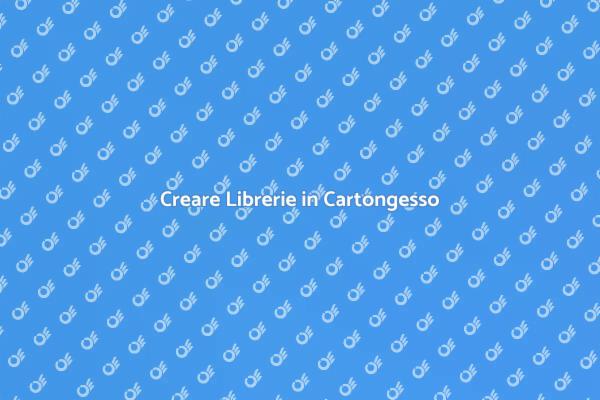 Librerie in Cartongesso: Stile e Funzionalità
