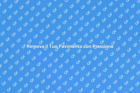Lavare a Pressione il Pavimento