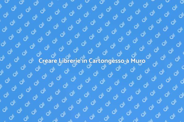 Librerie in Cartongesso: Stile Unico
