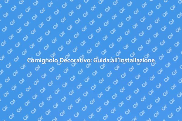 Comignoli Decorativi: Funzionalità e Design