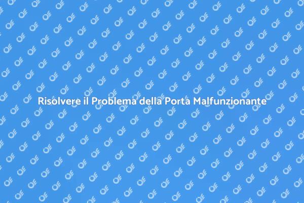 Come Aggiustare una Porta Problematica