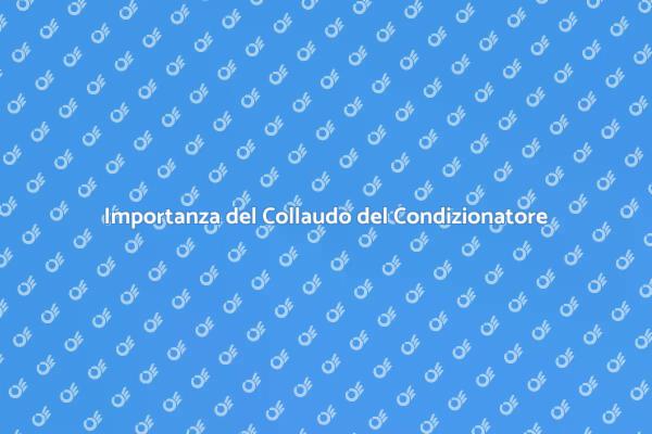 Collaudo Efficiente per il Tuo Comfort