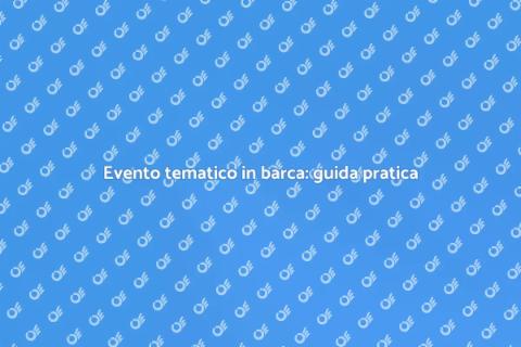 Organizzare evento tematico in barca
