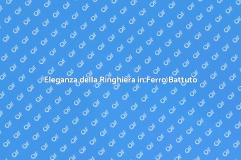 Ringhiera Personalizzata in Ferro Battuto