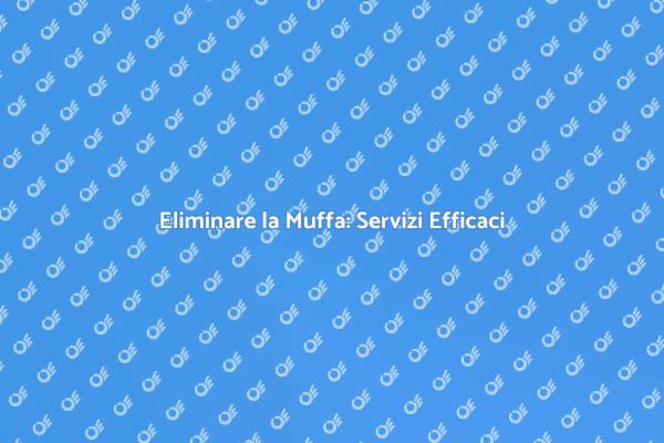 Bonifica della Muffa per un Ambiente Sano