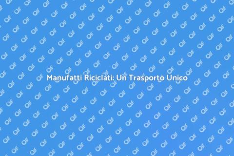 Trasporto Eccezionale di Manufatti