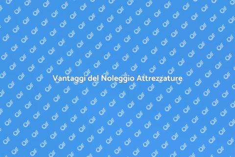 Noleggio Attrezzature per Pulizie