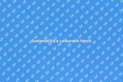 Mitigare emissioni carburanti fossili