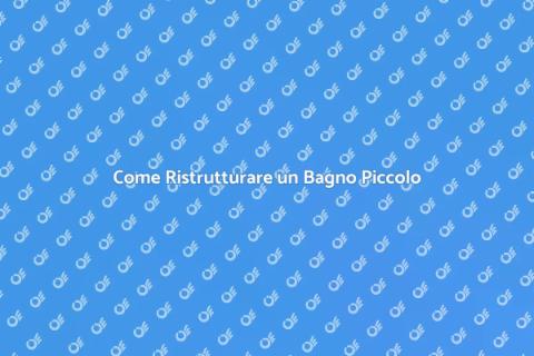 Rifare un Bagno Piccolo con Stile