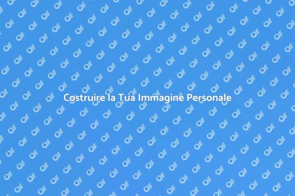Crea la Tua Immagine Personale Unica