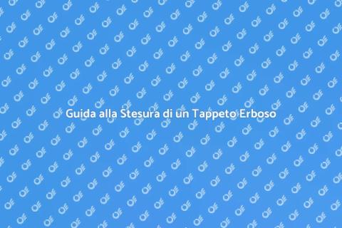 Stendere un Tappeto Erboso in Giardino