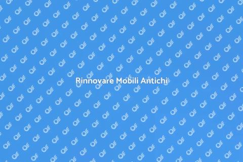 Restaurare Mobili Danneggiati