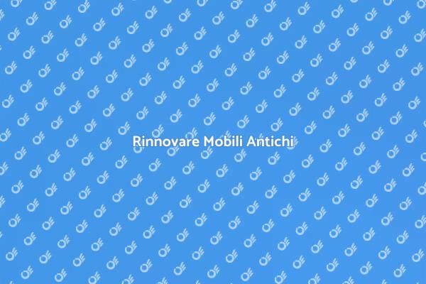Valorizza i Mobili con il Restauro