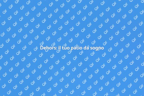 Crea il tuo spazio esterno ideale