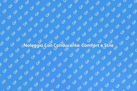 Autista NCC: Trasporti Comodi e Professionali
