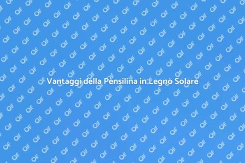 Pensilina in Legno con Pannelli Solari