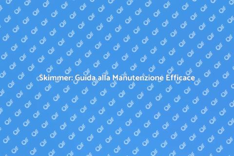 Manutenzione Skimmer: Piscina Perfetta