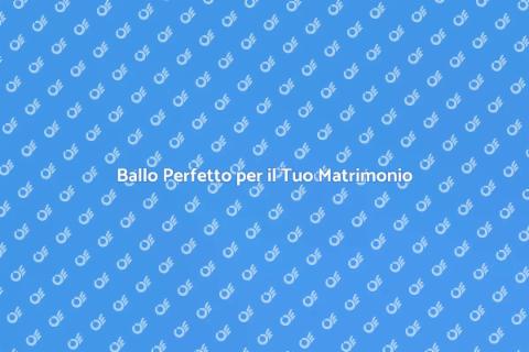 Corso di Ballo per Matrimoni di Classe