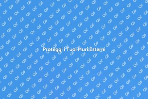 Pittura Muri Esterni Antigraffio