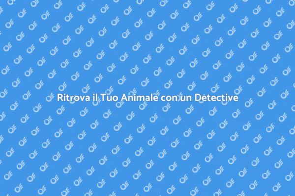 Servizio Professionale per Animali Smarriti