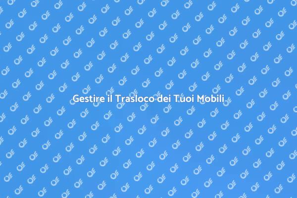 Trasferire Mobili Senza Stress