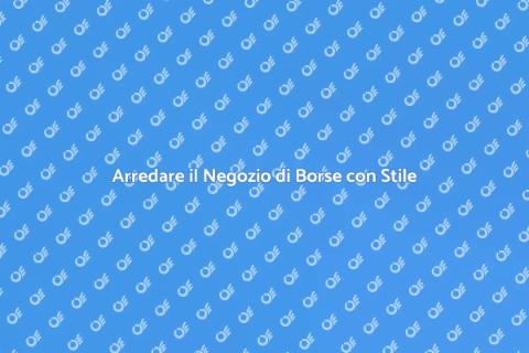 Mobile per Negozio di Borse Elegante