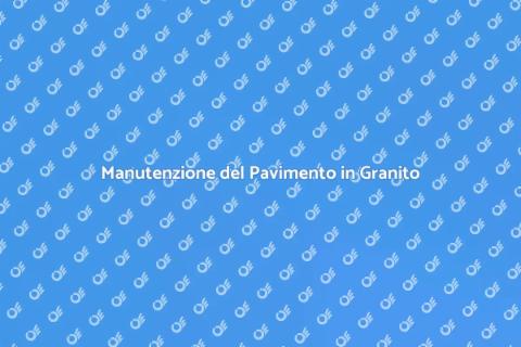 Riparare il Pavimento in Granito