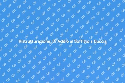 Elimina il Soffitto a Buccia d'Arancia